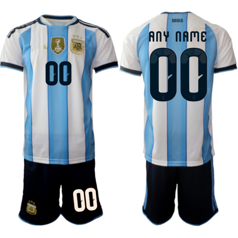 Custom Argentina Home Shirt 2026 With Shorts