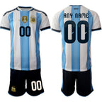 Custom Argentina Home Shirt 2026 With Shorts
