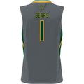 B.Bears #1 Player Lightweight Basketball Jersey - Gray Stitched American College Jerseys