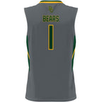 B.Bears #1 Player Lightweight Basketball Jersey - Gray Stitched American College Jerseys