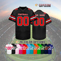 Custom Football Jersey Personalized Stitched Name Number Team Logo Game Training Shirt Fan Gift for Men Women Youth Sports Uniform