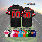Custom Football Jersey Personalized Stitched Name Number Team Logo Game Training Shirt Fan Gift for Men Women Youth Sports Uniform