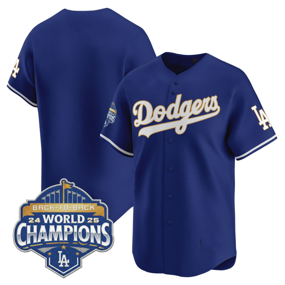 Shohei Ohtani Los Angeles Dodgers Royal 24-25 Back To Back World Series Champions Baseball Jersey