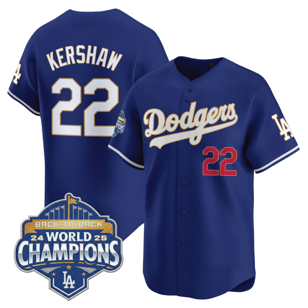 Shohei Ohtani Los Angeles Dodgers Royal 24-25 Back To Back World Series Champions Baseball Jersey