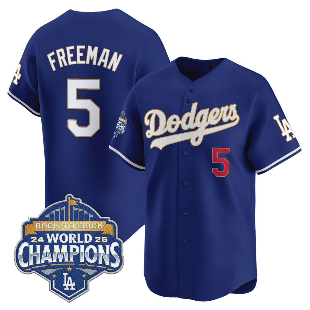 Shohei Ohtani Los Angeles Dodgers Royal 24-25 Back To Back World Series Champions Baseball Jersey