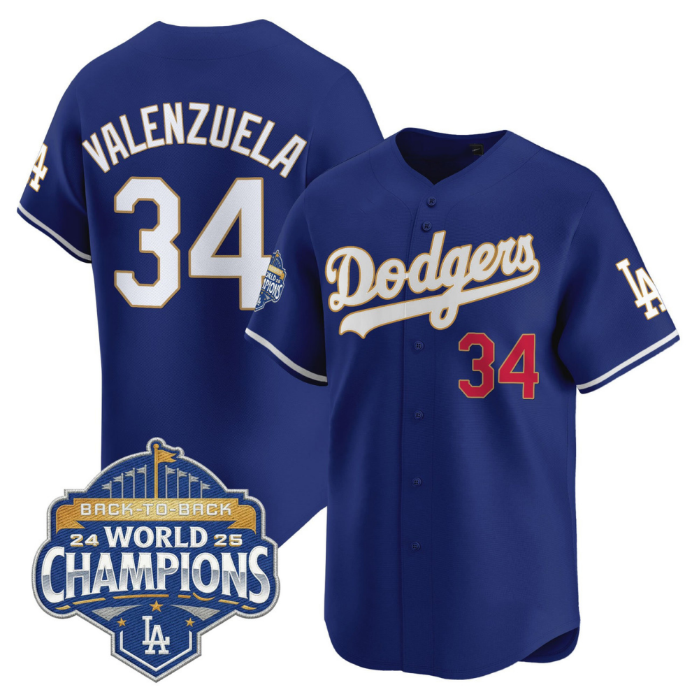 Shohei Ohtani Los Angeles Dodgers Royal 24-25 Back To Back World Series Champions Baseball Jersey
