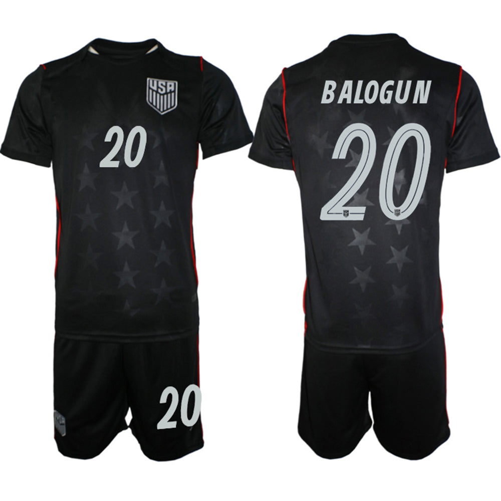 2026 USA away Soccer jerseys #20 Folarin Balogun