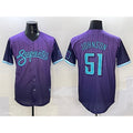 Arizona Diamondbacks #51 Randy Johnson Purple MAROU 2025 City Connect Limited Stitched Jersey
