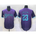 Arizona Diamondbacks #23 Zac Gallen Purple MAROU 2025 City Connect Limited Stitched Jersey