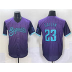 Arizona Diamondbacks #23 Zac Gallen Purple MAROU 2025 City Connect Limited Stitched Jersey