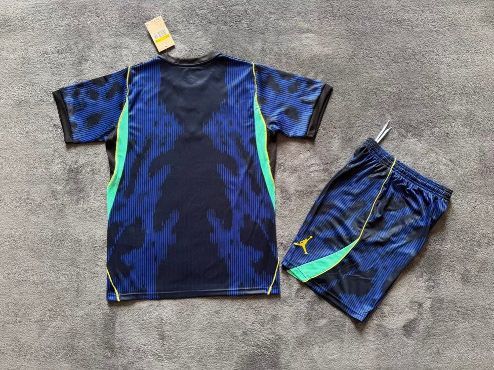 Custom 26-27 Brazil Away Jerseys Men's S To 2XL