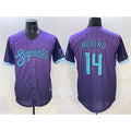 Arizona Diamondbacks #14 Gabriel Moreno Purple MAROU 2025 City Connect Limited Stitched Jersey