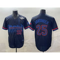 Toronto Blue Jays #25 Anthony Santander Navy MAROU 2025 World Series City Connect Limited Stitched Jersey