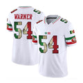 SF.49ers #54 Fred Warner Mexico Vapor Limited F.U.S.E. Football Stitched Jersey