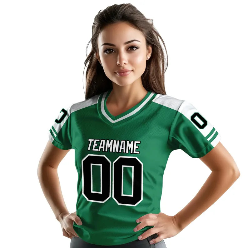 Custom American Football Jersey Personalized Stitched Name and Number Breathable Mesh Top for Team Game Sports or Work wear