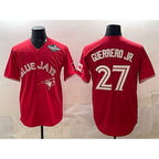 Toronto Blue Jays #27 Vladimir Guerrero Jr. Red MAROU 2025 World Series Cool Base Stitched Jersey
