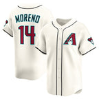 Arizona Diamondbacks #14 Gabriel Moreno Cream MAROU Home Limited Player Jersey