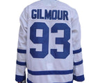 Toronto Maple Leafs White 93 Gilmour Jersey  Ice Hockey Jersey