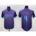 Arizona Diamondbacks #4 Ketel Marte Purple MAROU 2025 City Connect Limited Stitched Jersey