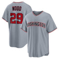 Washington Nationals #29 James Wood Gray MAROU Road Replica Jersey
