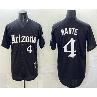 Arizona Diamondbacks #4 Ketel Marte Black MAROU Vapor Premier Limited Stitched Jersey