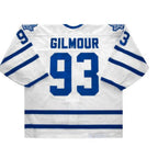 Toronto Maple Leafs White 93 Gilmour Jersey  Ice Hockey Jersey