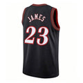 PH.76ers #23 LeBron James Black Swingman Jersey - Statement Edition Stitched American Basketball Jersey
