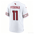 A.Cardinals #11 Larry Fitzgerald Player White Home Game Football Jerseys