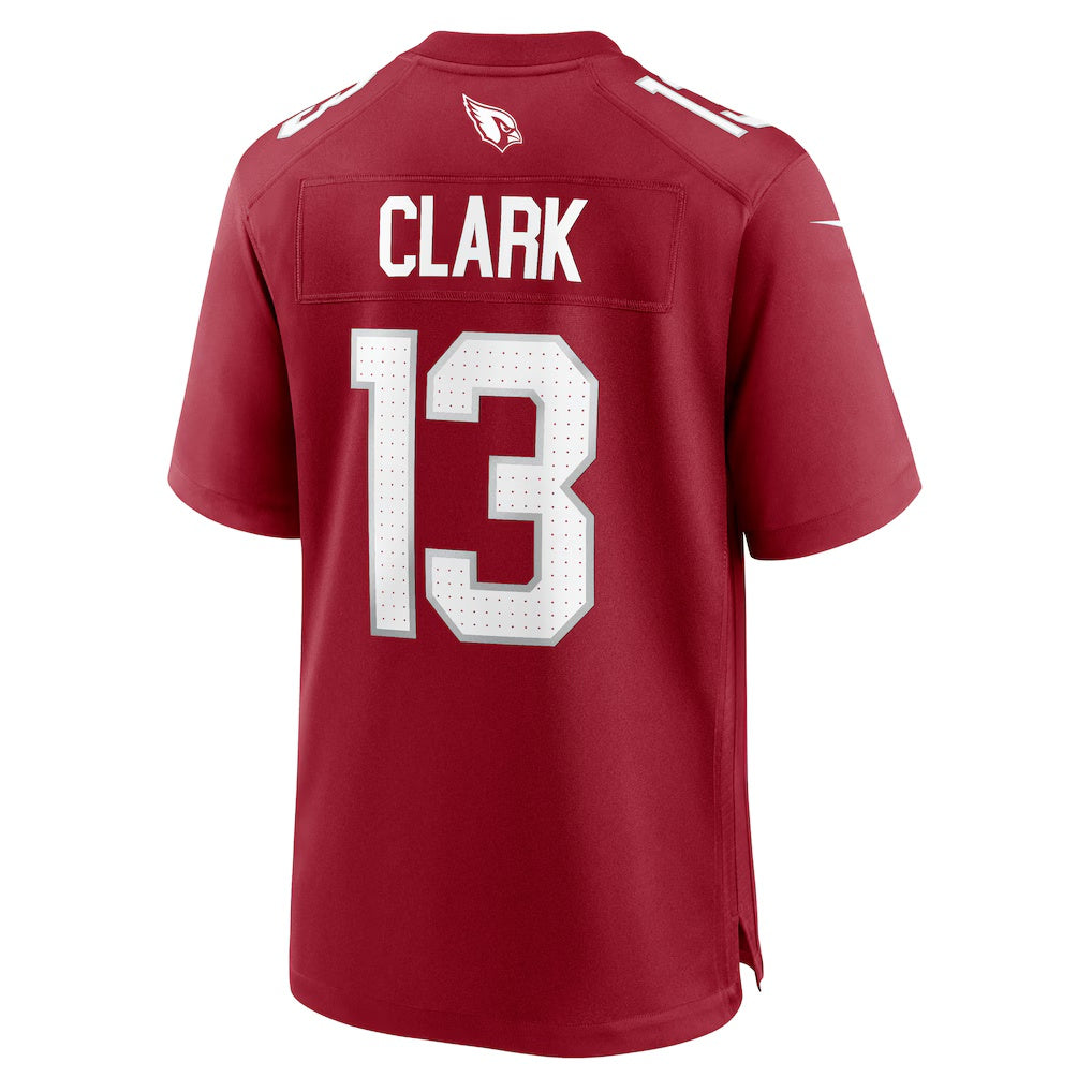 A.Cardinals #13 Kei'Trel Clark Cardinal Game Stitched Football American Jersey