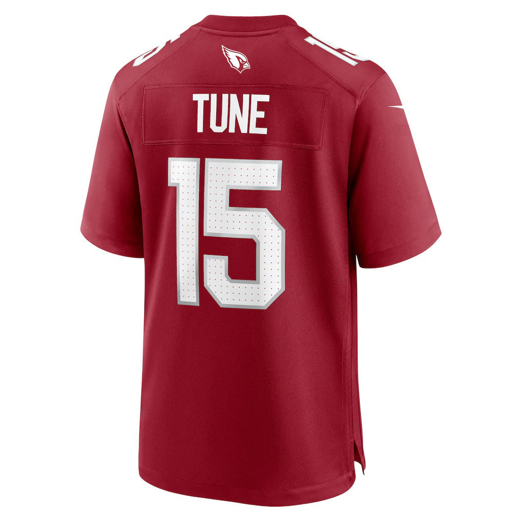 A.Cardinals #15 Clayton Tune Cardinal Game Stitched Football American Jersey