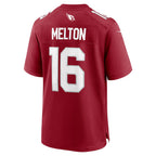 A.Cardinals #16 Max Melton Cardinal Team Game Stitched Football American Jersey