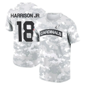 A.Cardinals 18 Marvin Harrison Jr. Player Salute to Service Hoodies T-Shirts