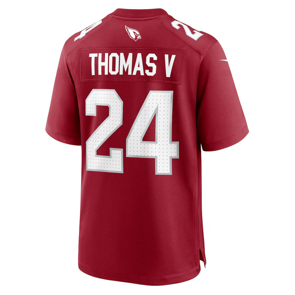 A.Cardinals #24 Starling Thomas V Cardinal Team Game Stitched Football American Jersey