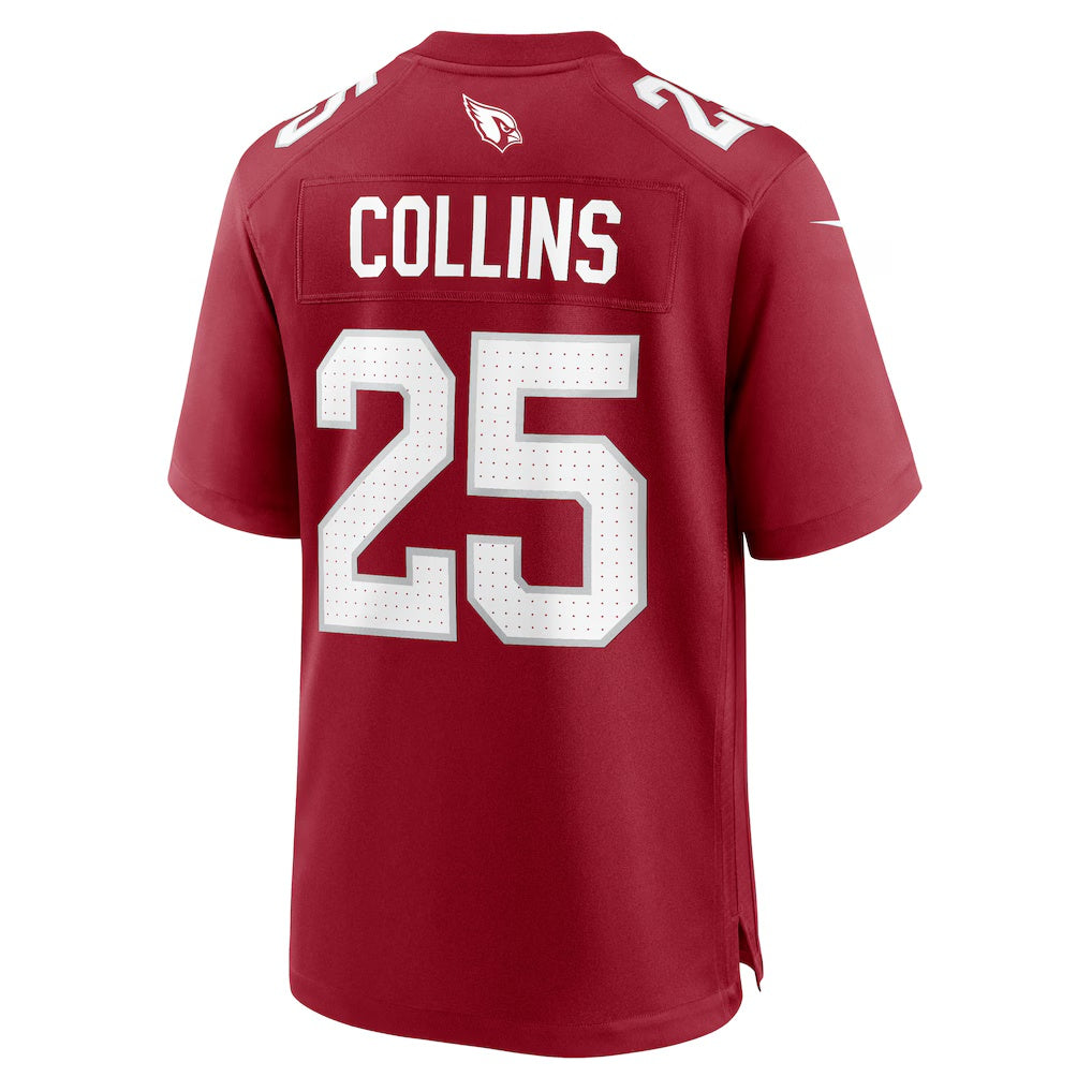 A.Cardinals #25 Zaven Collins Cardinal Home Game Stitched Football American Jersey