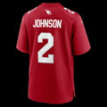 A.Cardinals #2 Will Johnson Cardinal Team Game Stitched Football American Jersey