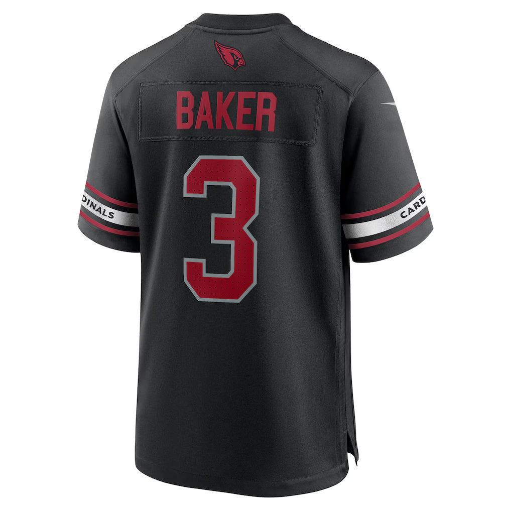A.Cardinals #3 Budda Baker Black Game Stitched Football American Jersey