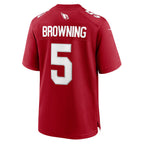 A.Cardinals #5 Baron Browning Cardinal Team Game Stitched Football American Jersey