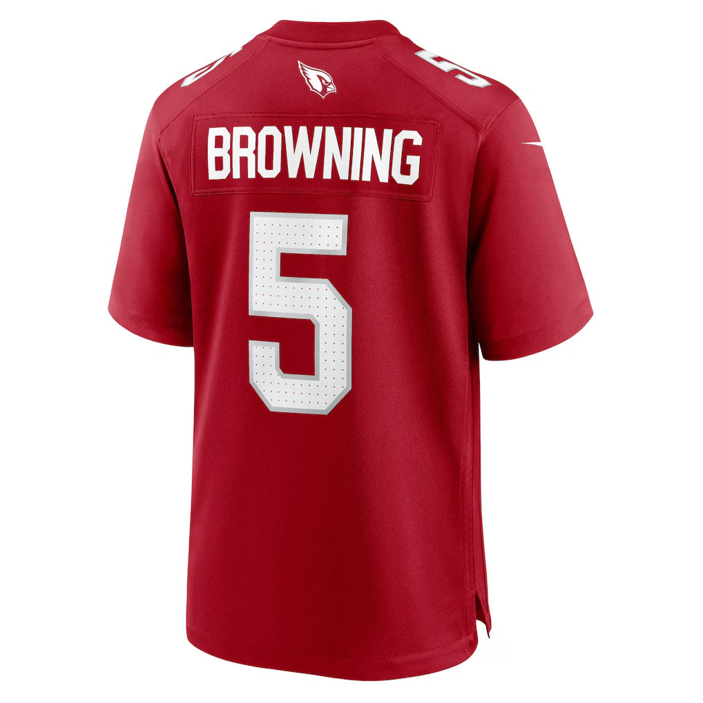A.Cardinals #5 Baron Browning Cardinal Team Game Stitched Football American Jersey