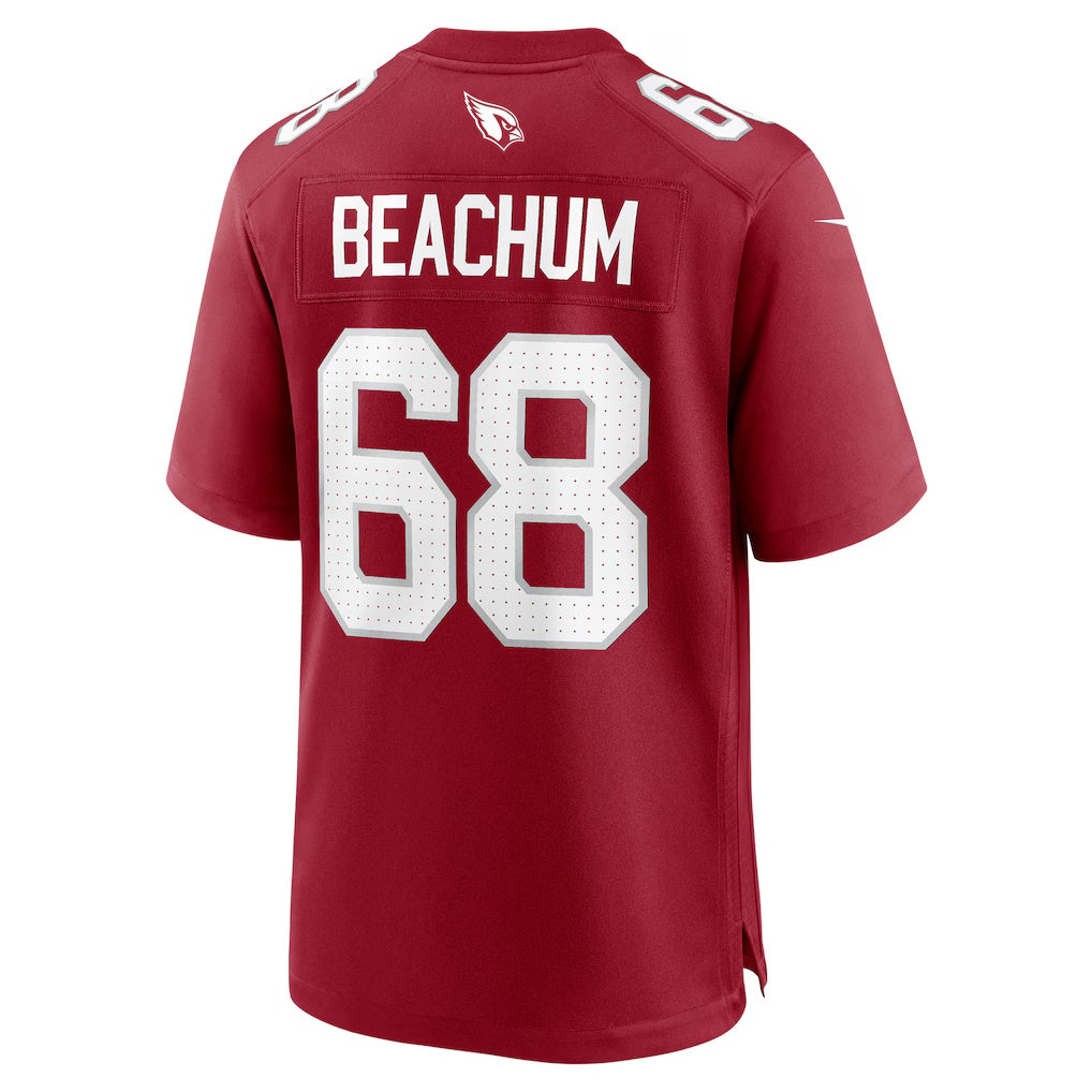 A.Cardinals #68 Kelvin Beachum Cardinal Team Game Stitched Football American Jersey