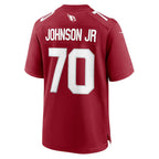 A.Cardinals #70 Paris Johnson Jr. Cardinal Game Stitched Football American Jersey