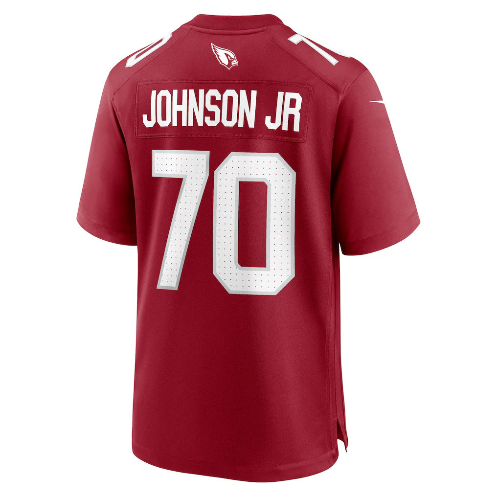 A.Cardinals #70 Paris Johnson Jr. Cardinal Game Stitched Football American Jersey