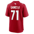 A.Cardinals #71 Jon Gaines II Cardinal Team Game Stitched Football American Jersey