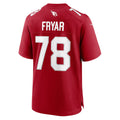 A.Cardinals #78 Josh Fryar Cardinal Team Game Stitched Football American Jersey