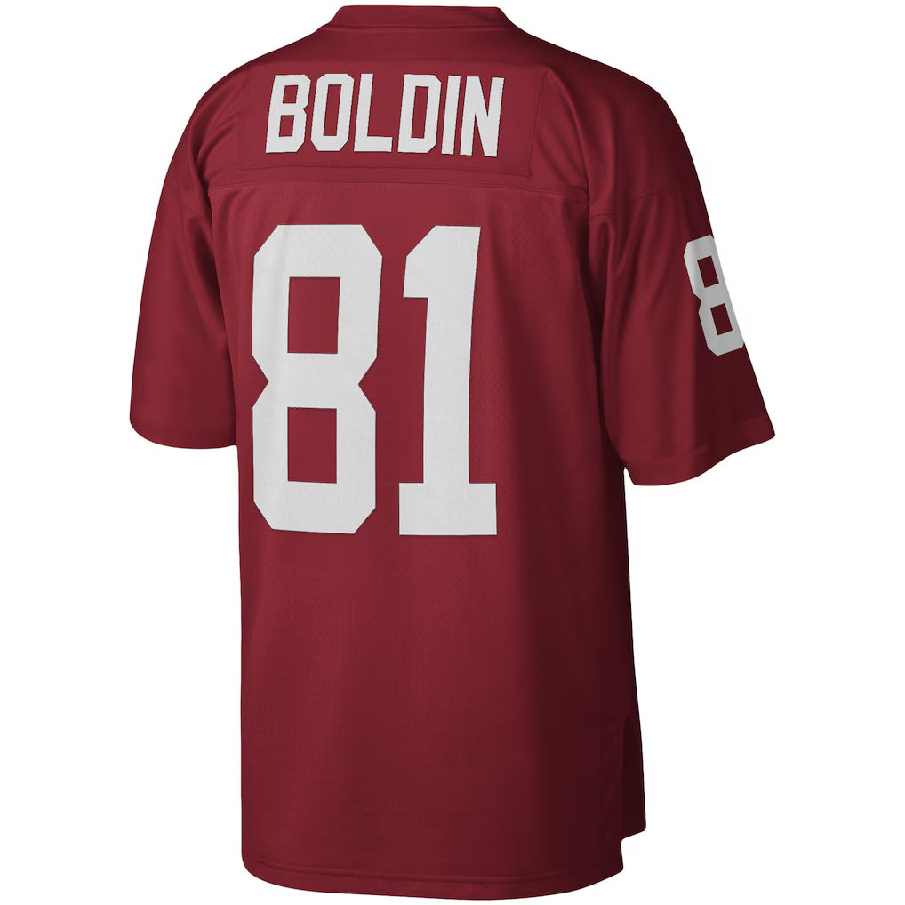 A.Cardinals #81 Anquan Boldin Mitchell & Ness Cardinal Legacy Replica Stitched Football American Jersey