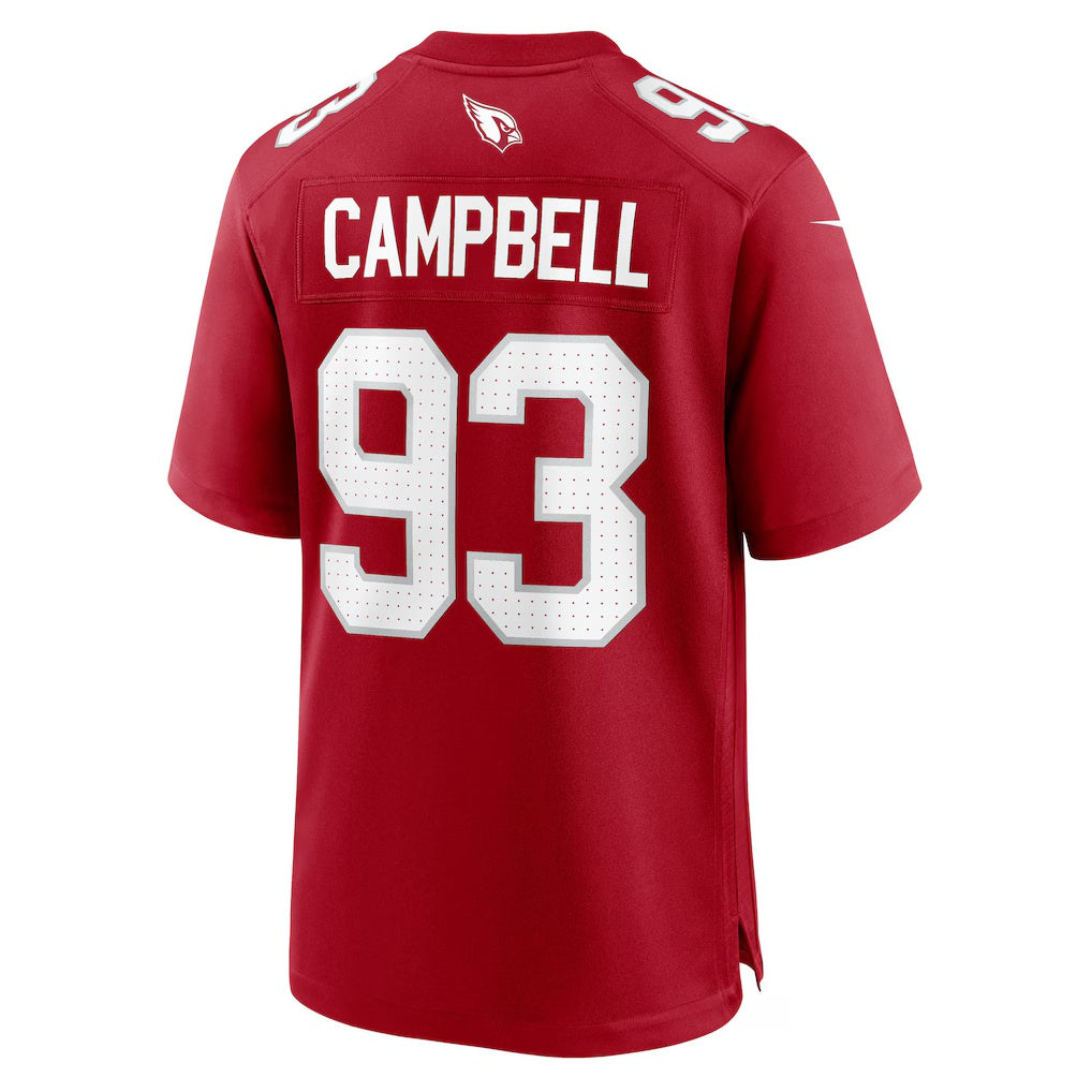 A.Cardinals #93 Calais Campbell Cardinal Team Game Stitched Football American Jersey