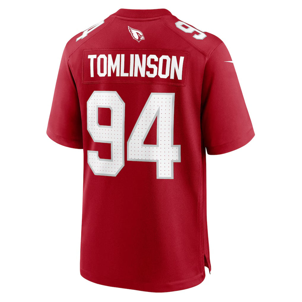 A.Cardinals #94 Dalvin Tomlinson Cardinal Team Game Stitched Football American Jersey