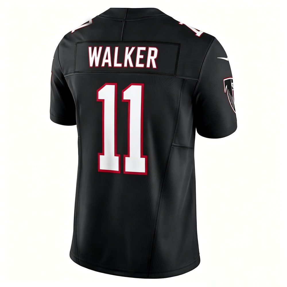 A.Falcons #11 Jalon Walker Black Alternate Vapor F.U.S.E. Limited Football Stitched Jersey