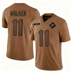 A.Falcons #11 Jalon Walker Brown 2023 Salute To Service Limited Stitched Football Jersey