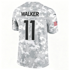 A.Falcons #11 Jalon Walker Camo 2024 Salute to Service Limited Football Stitched Jersey
