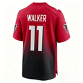 A.Falcons #11 Jalon Walker Player Red Home Game Football Stitched Jersey